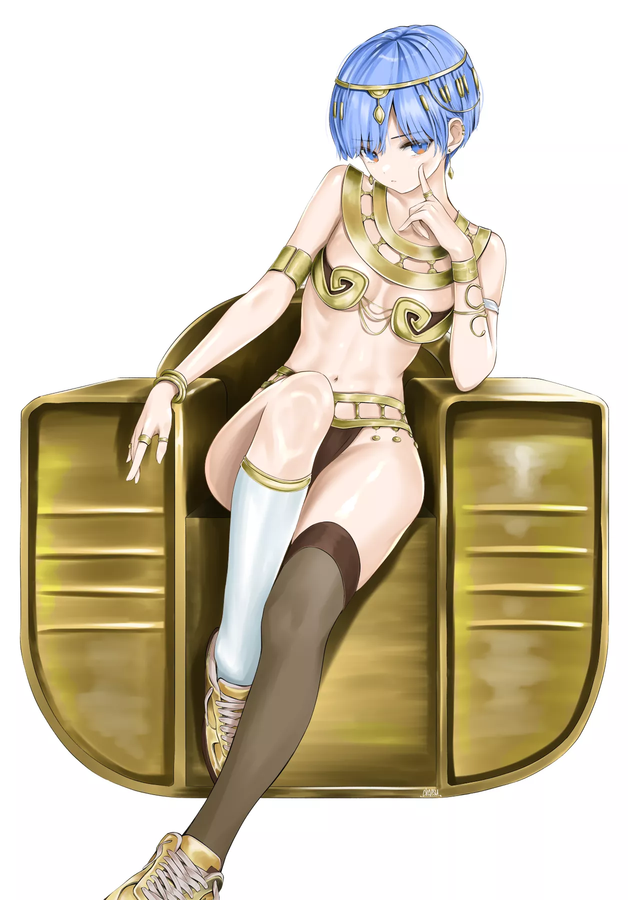 Gold Thighs [Original] posted by ArmorXIII