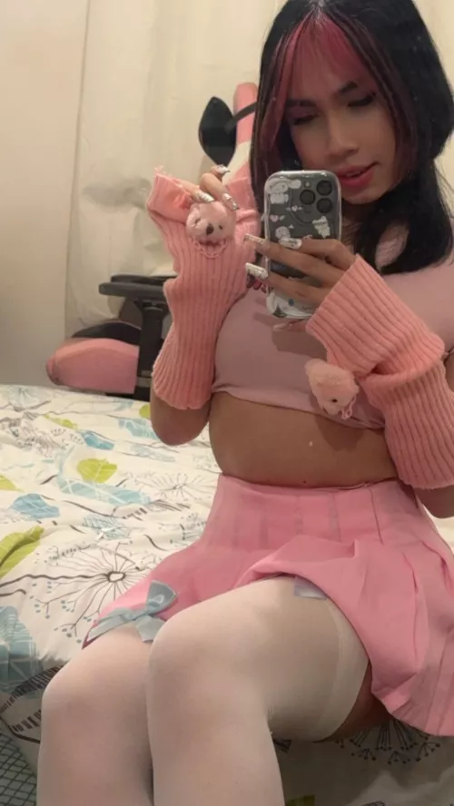 Hope my bear arm warmers made your day a little better 🧸💖 by minabbg