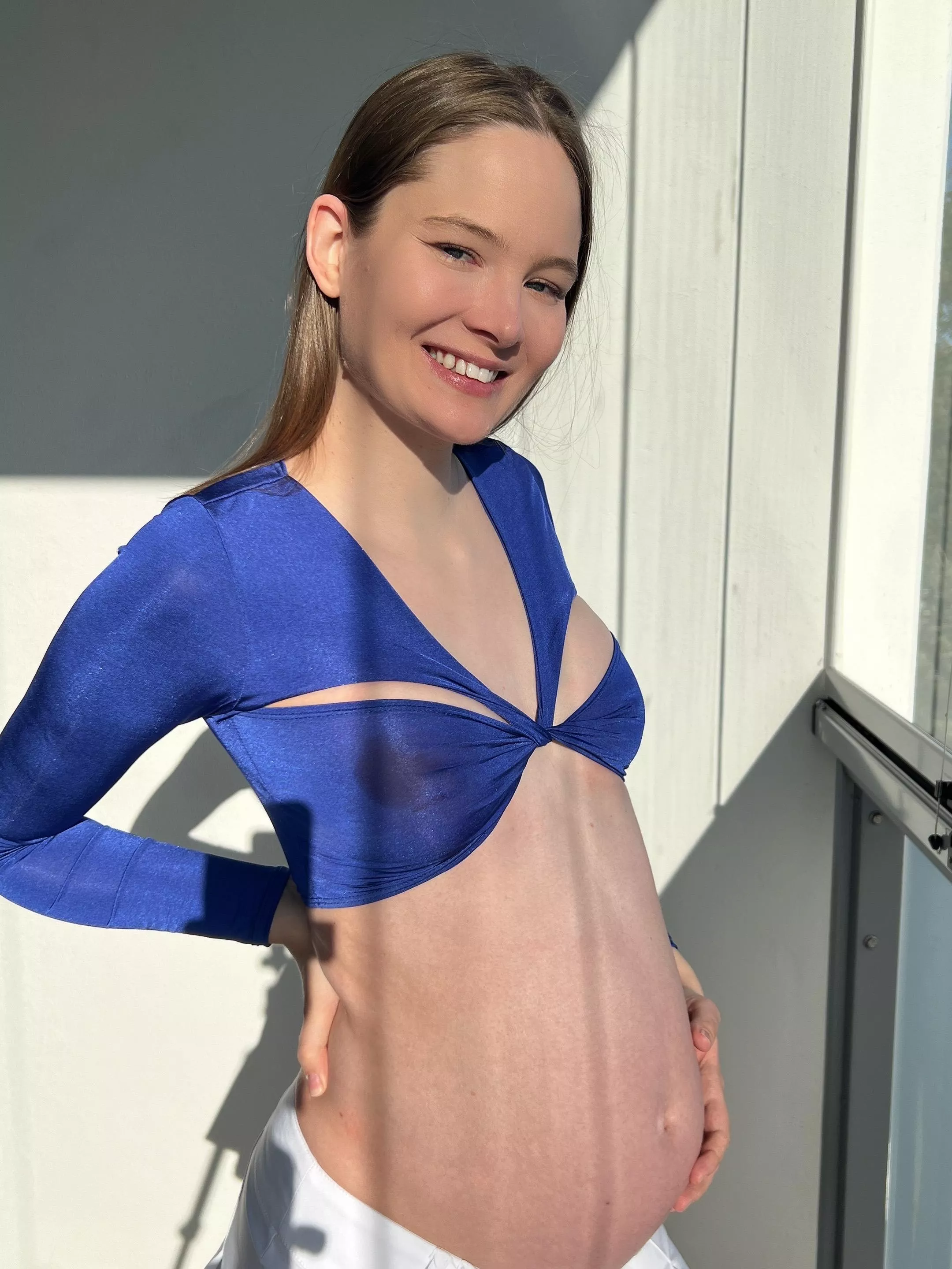 I hope that stain on my top is just water. It's too early for lactation :O posted by FutureMilfSophia