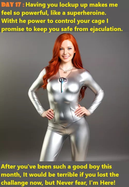 Locktober Day 17 ((AI Image) by AdorkableComet