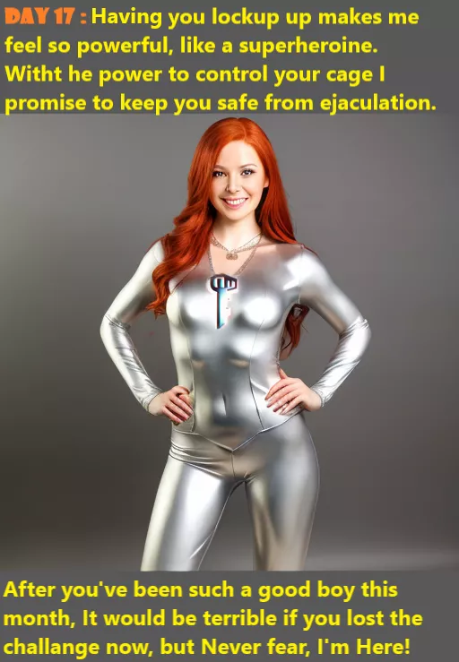 Locktober Day 17 ((AI Image) posted by AdorkableComet