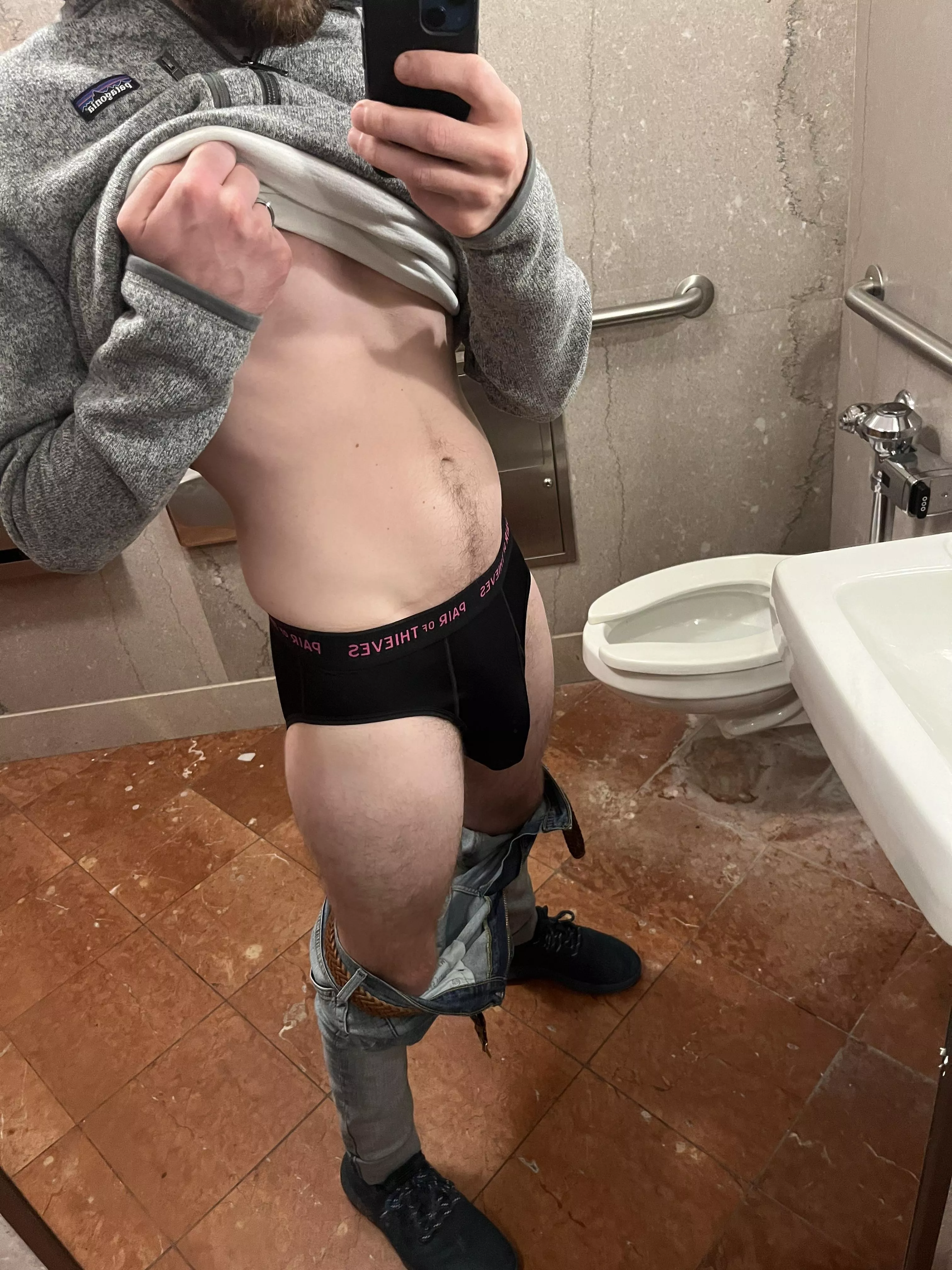 Meet me in the bathroom? posted by Amazing_Elevator_243