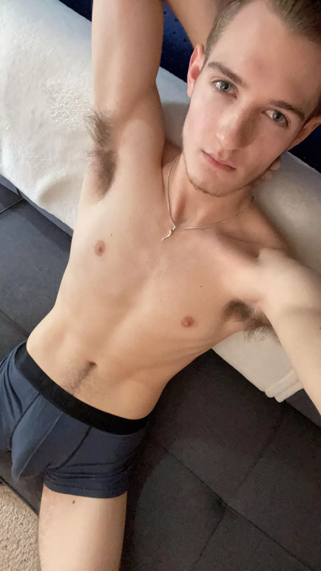 Take a sniff I just got done working out😈 posted by JulianandJason_