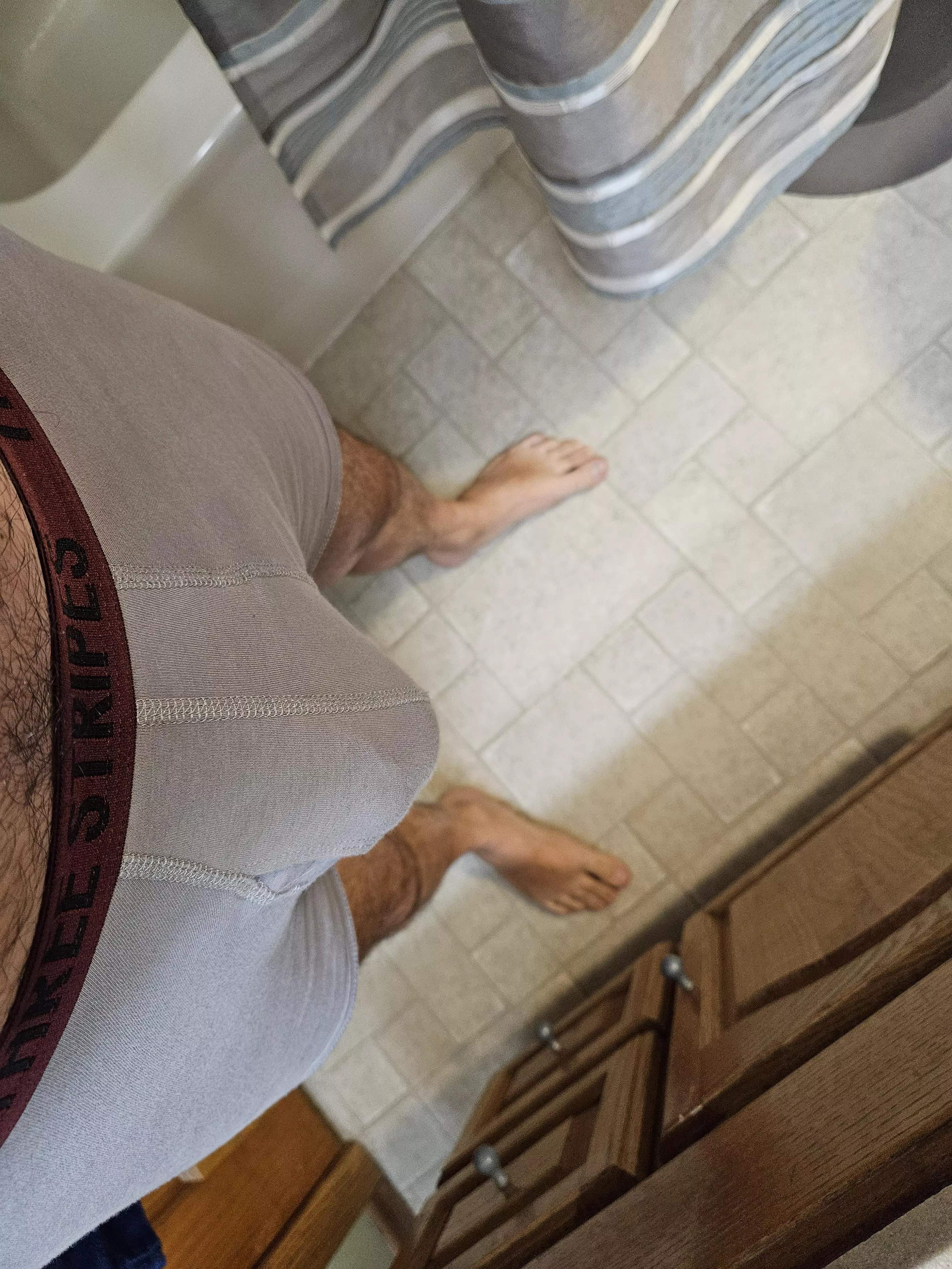 Take them off. posted by Jasper0159