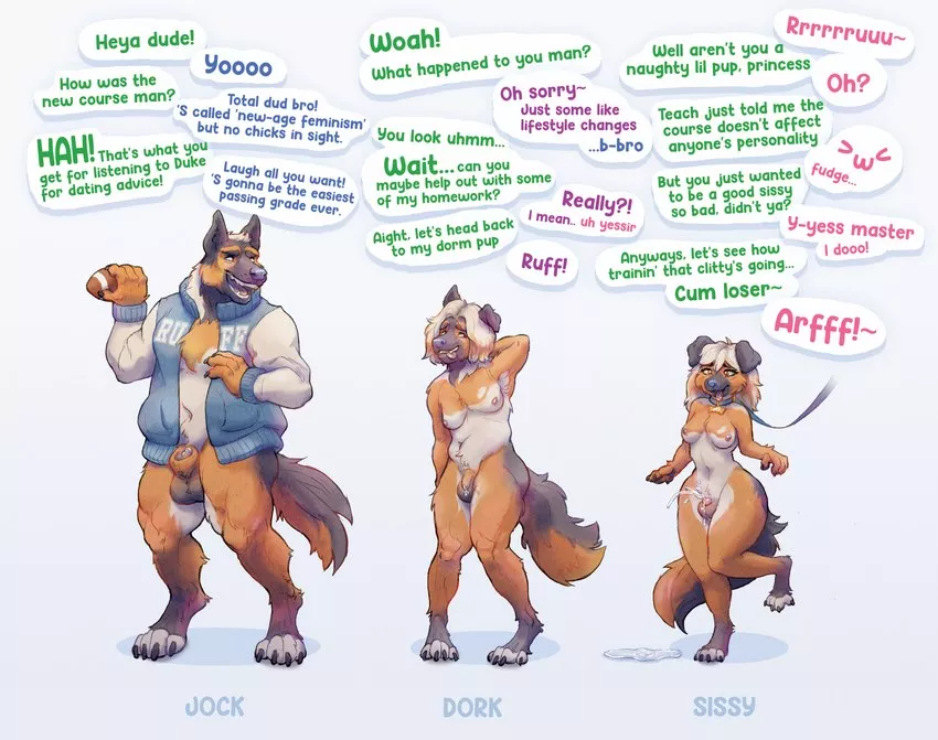 A course that will change life for the better (art by laseph) [Furry TGTF] posted by courier5995