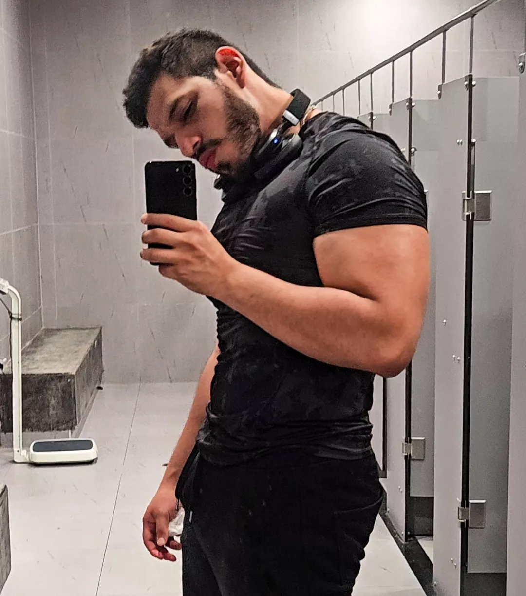 After cardio. With my boy posted by Grandotesexy