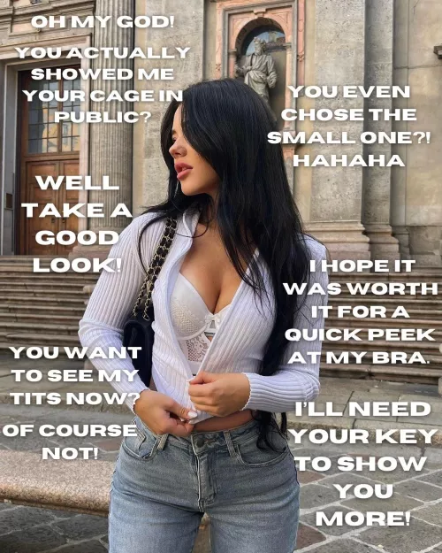 Even just getting to look at her bra like that is too much for you to handle! by Substantial-Goat-660