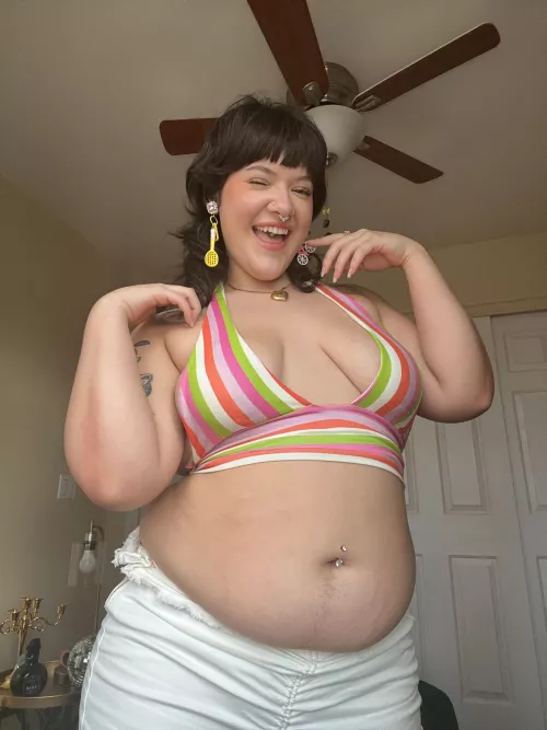 Feeling quite pleased with my weight gain so fair! by cherryishairy