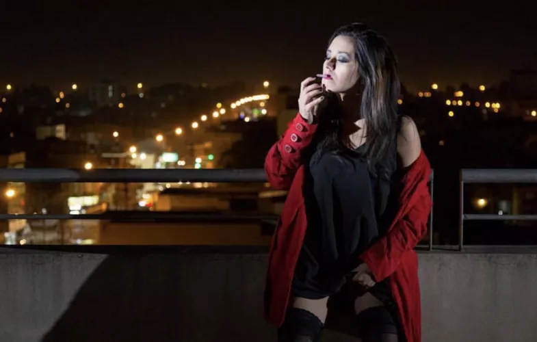 Good evening ♥️🖤 by ninfaerotic