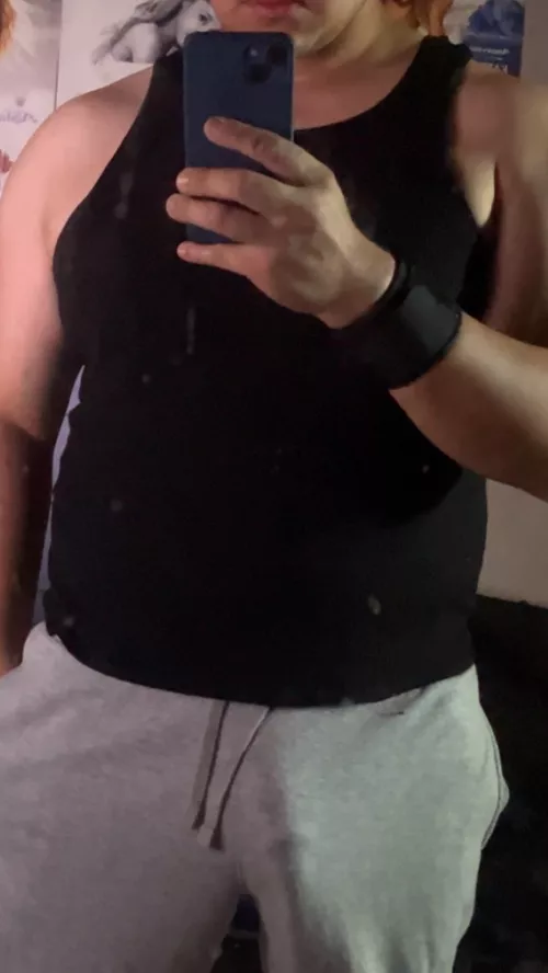 Grey sweatpants by Honest-Waltz2447