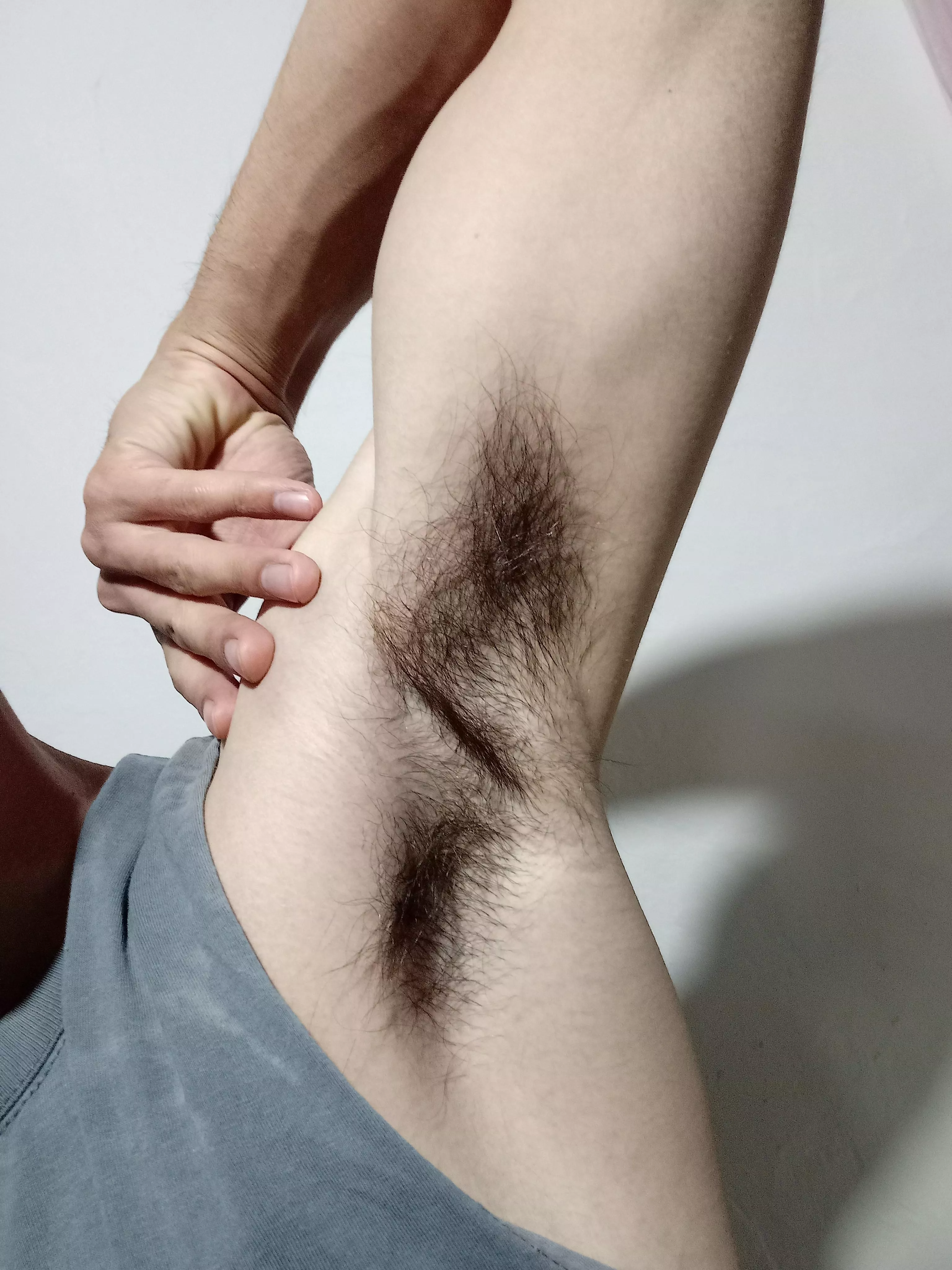 Hairy armpit posted by jadenpuresoul
