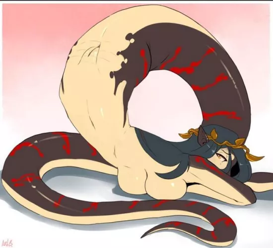 Lamia presenting [F] by Klutzy_Daisy_