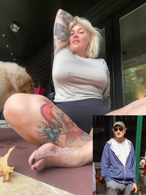 Liam loves to share his pokie via sweatpant season by lucia_swings