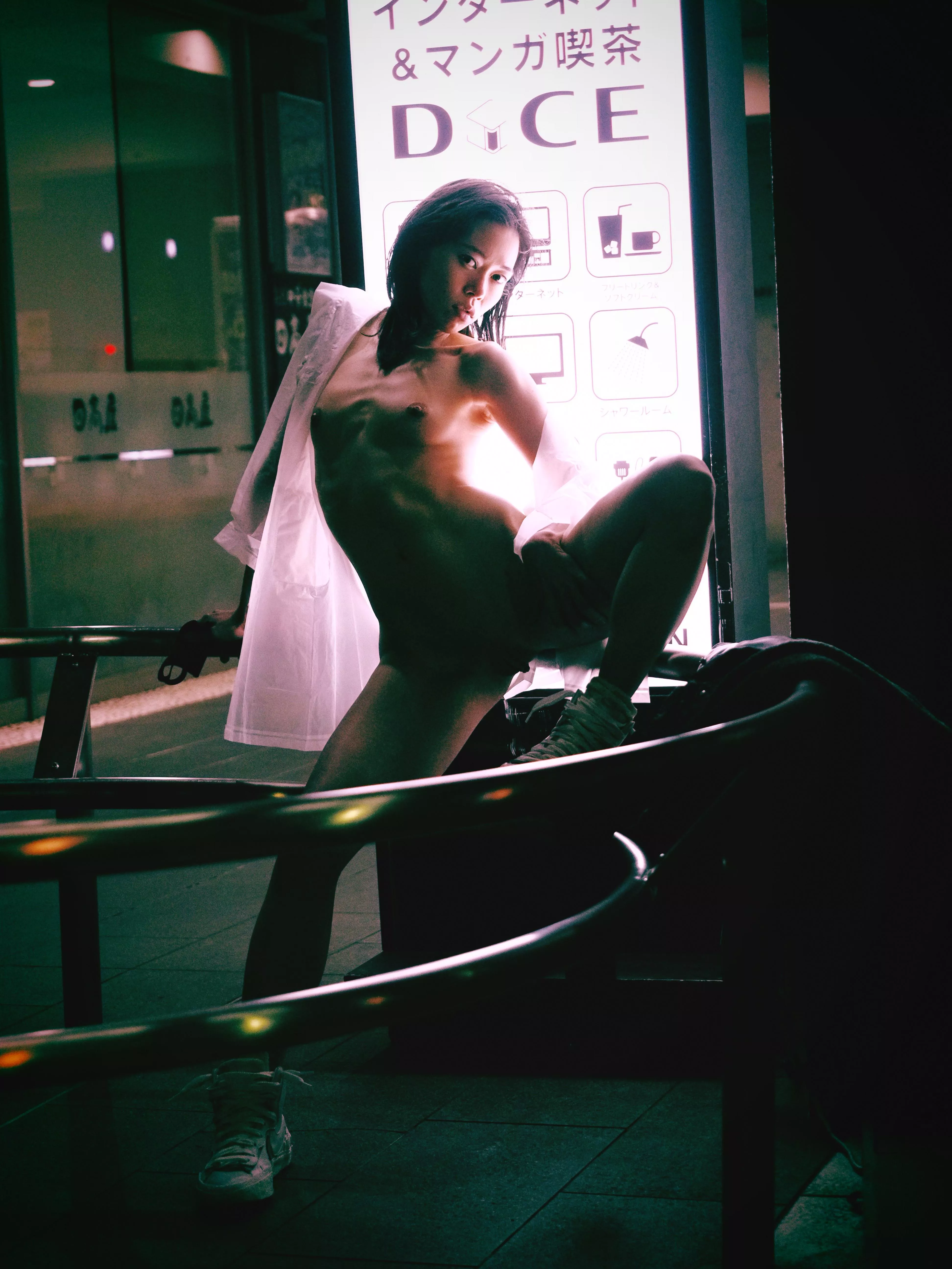 Making nude art on the streets - a shot from “City Lights vol.1” by Bobby Pitts II posted by bpii_photography