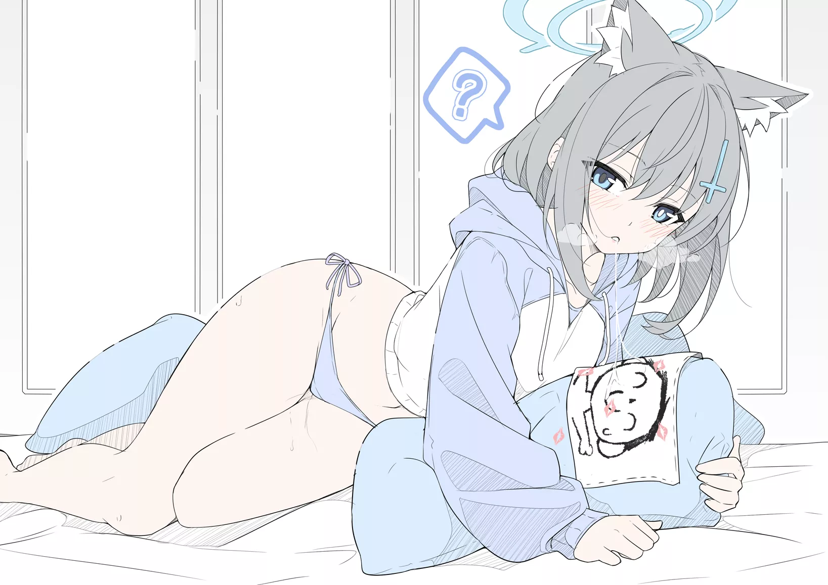 Pillow Shiroko Thighs [Blue Archive] posted by ArmorXIII