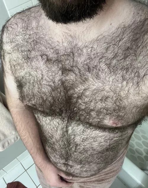 Quick post shower selfie by Skyman7273