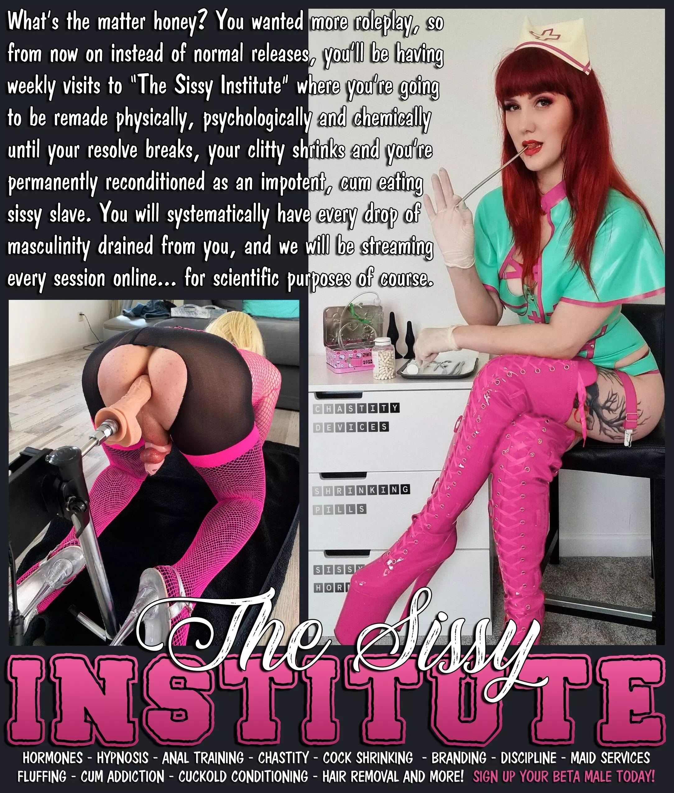 SISSY INSTITUTE [chastity] [femdom] [sissy] posted by Teas_Denial