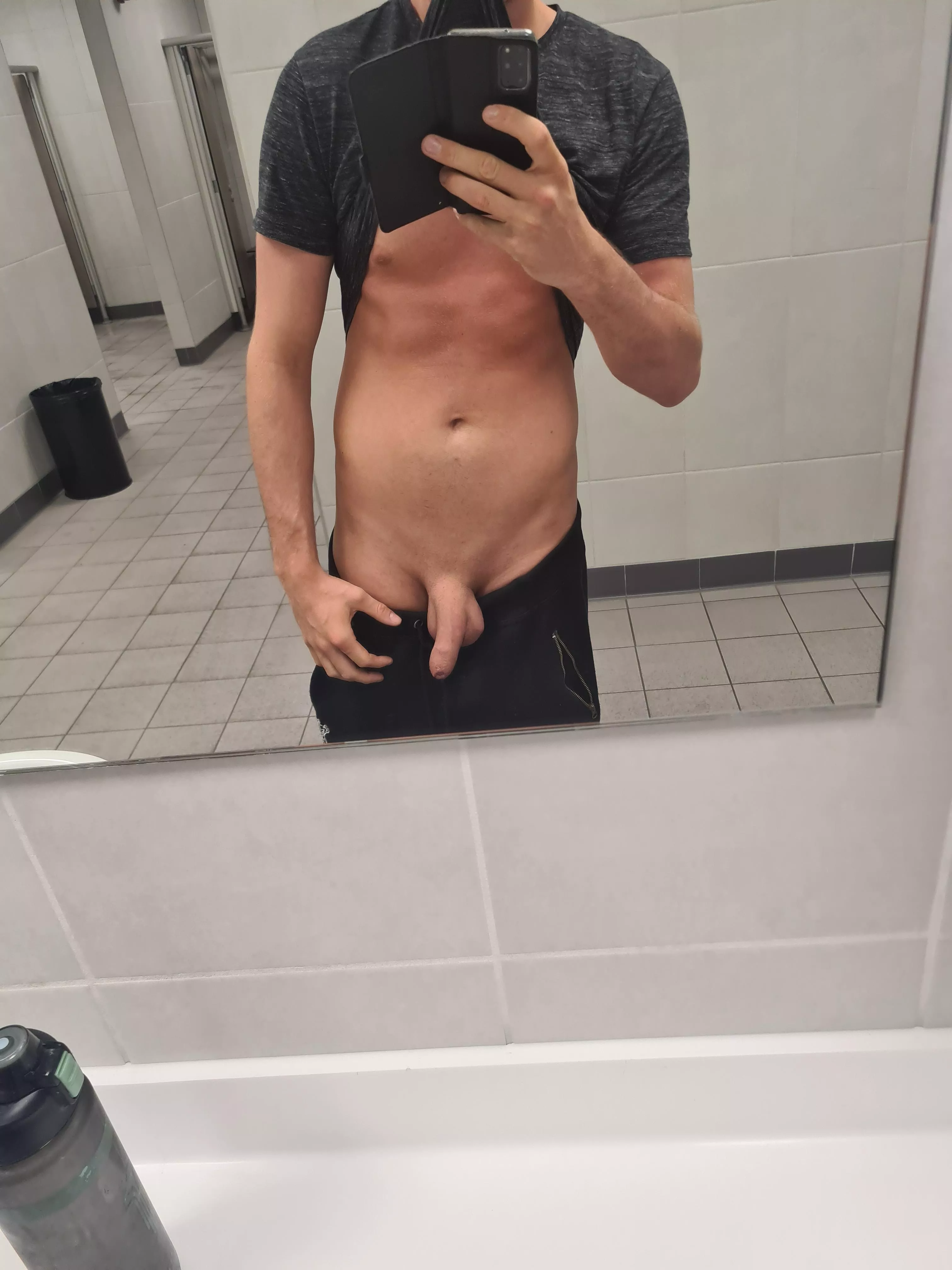 All the bloods pumping elsewhere when im at the gym 😜 posted by slut-for-mistress-A