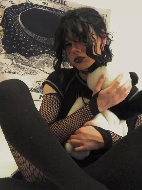 boys tell me if you like my panda friend :3 (or me) by lanaplugg