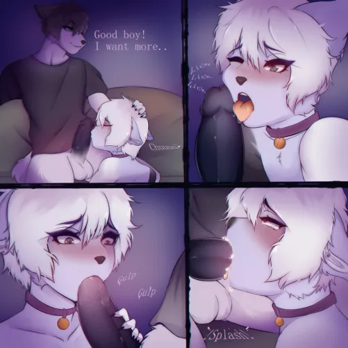 Good boy :3 (hokai) by sluttyfemboykitten