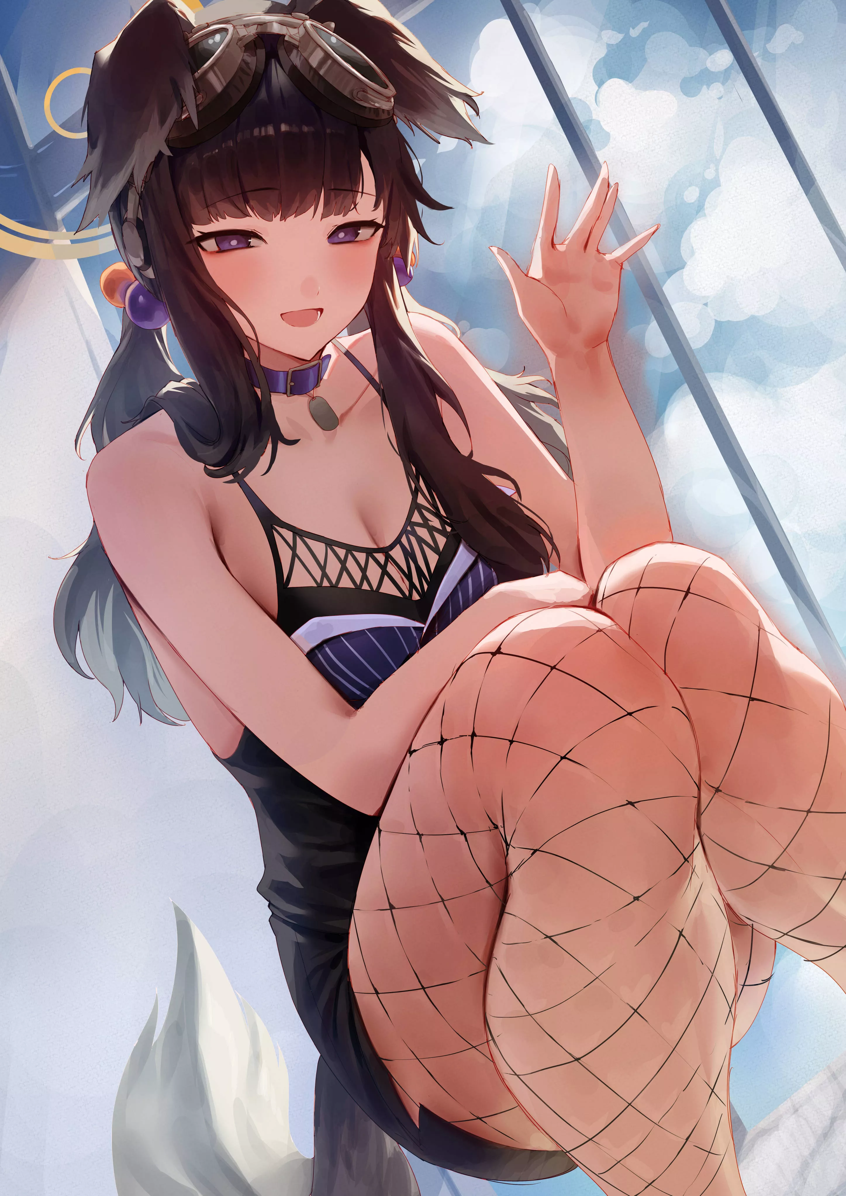 Hibiki fishnet thighs posted by -Zeneryth-