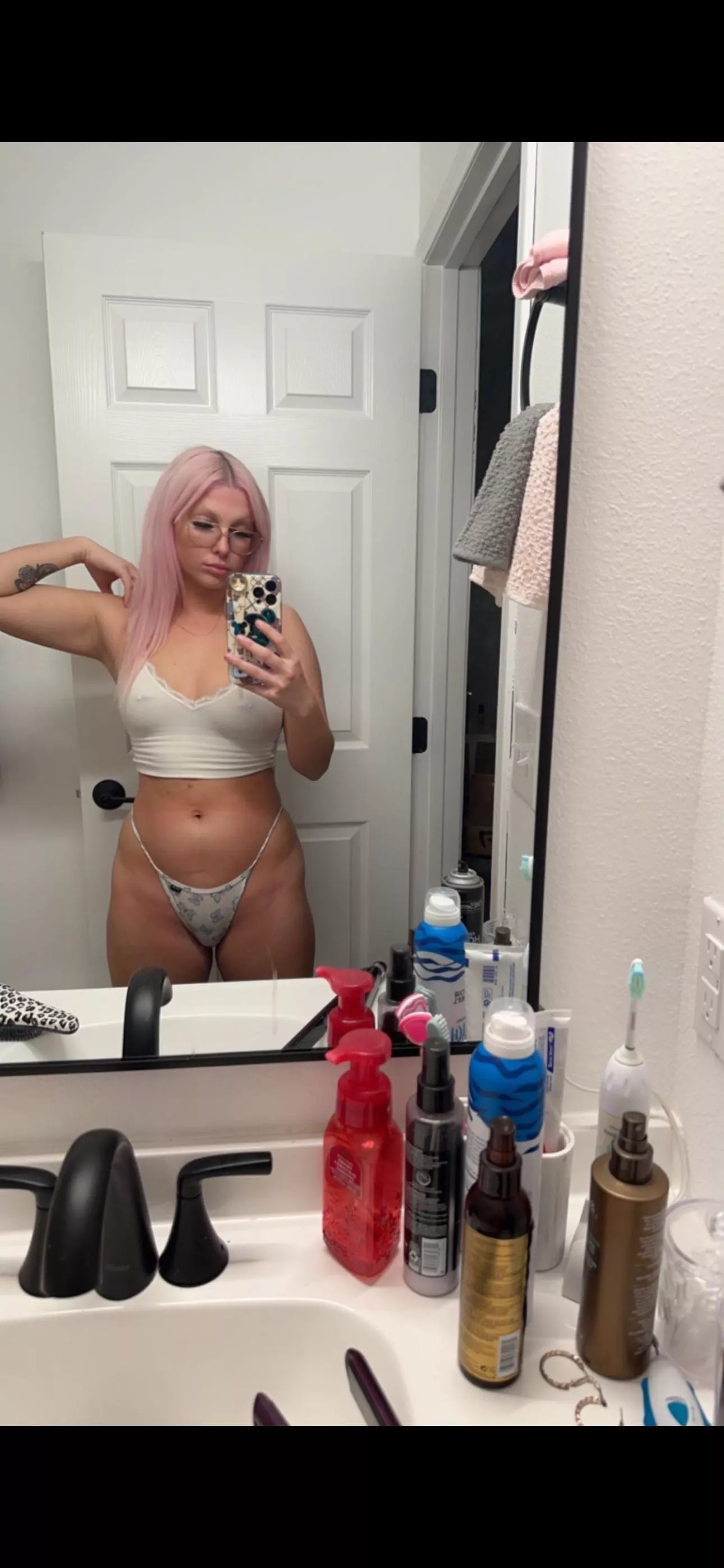 I may be flat up top, but I’m juicy down below! posted by hotnsexy_xx