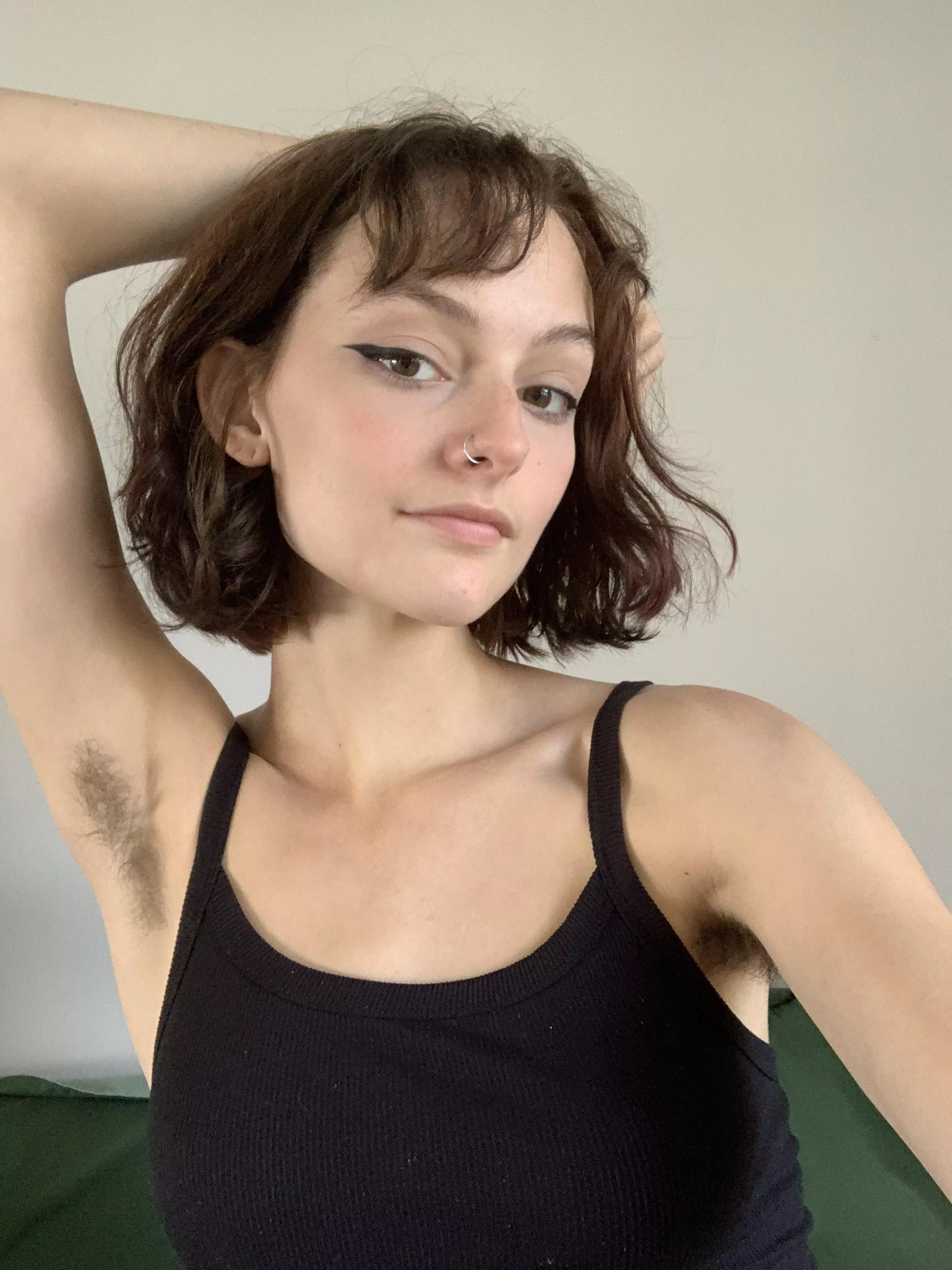 i’ve been growing my armpit hair out for 5 years now ;) posted by fr0ntb0tt0ms_wh0re