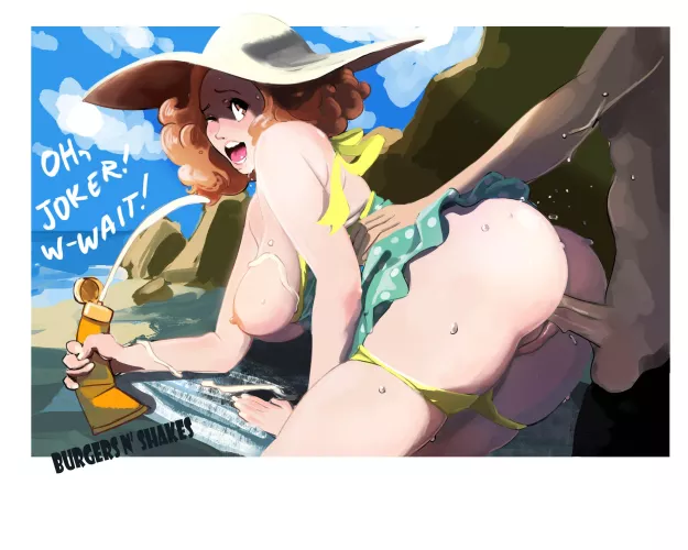 Okumura Haru (BurgersNShakes) [Persona] by SpiritTrue49