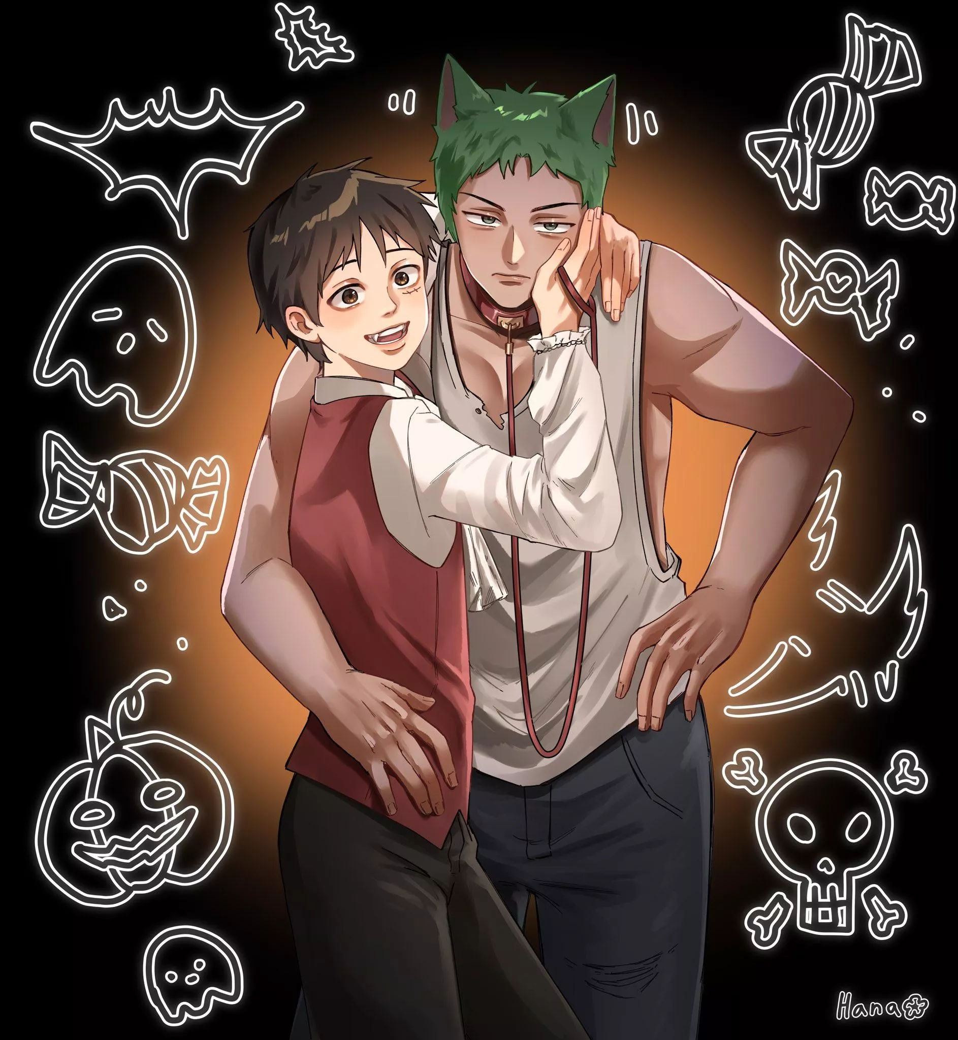 [One Piece] Scary Dog Privilege 🤭 (By @Flowereye_Hana) | ZoLu posted by That_Tamarah_Chick_