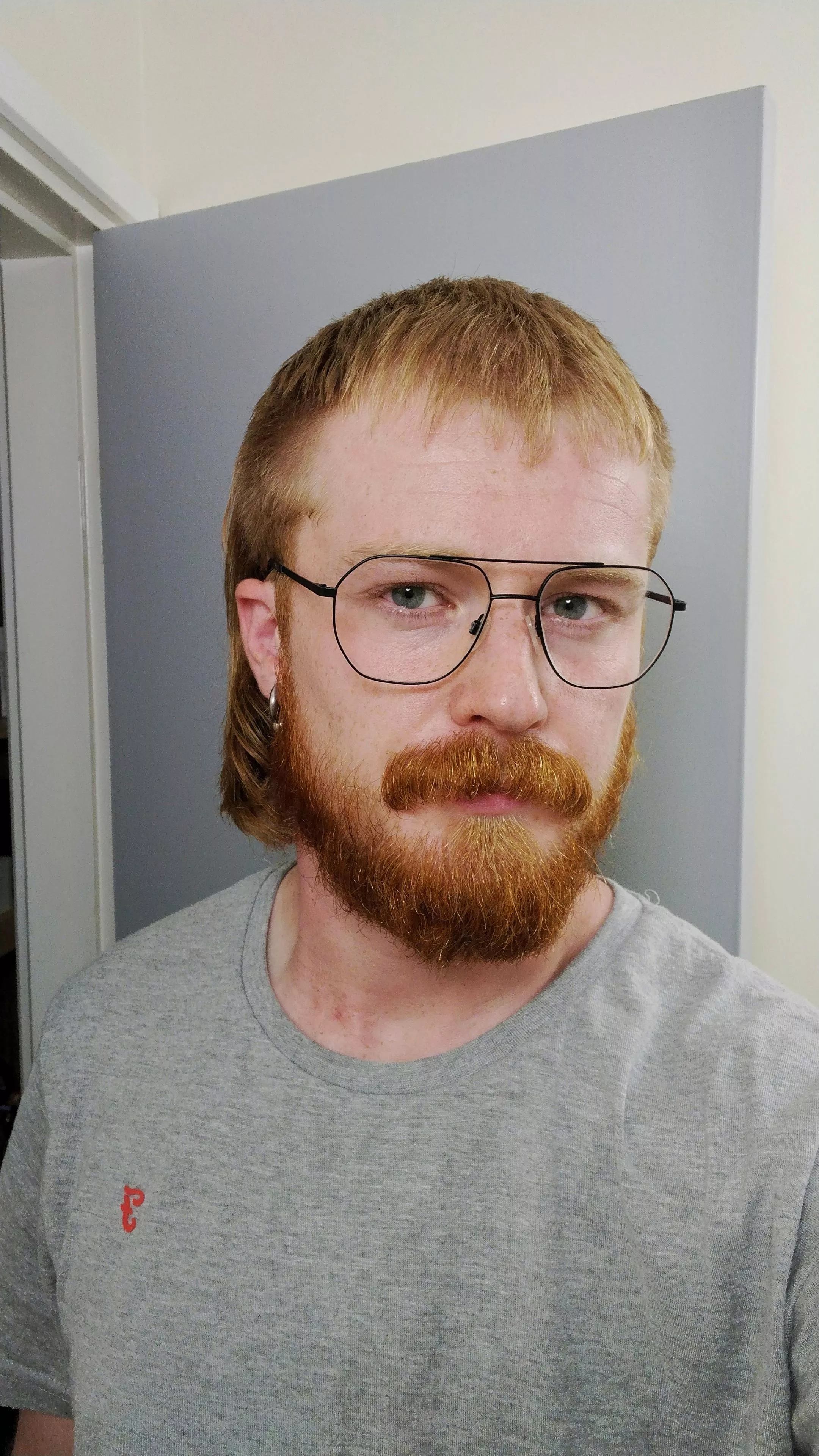 The DIY mullet is serving me well. posted by throw_away_foodie