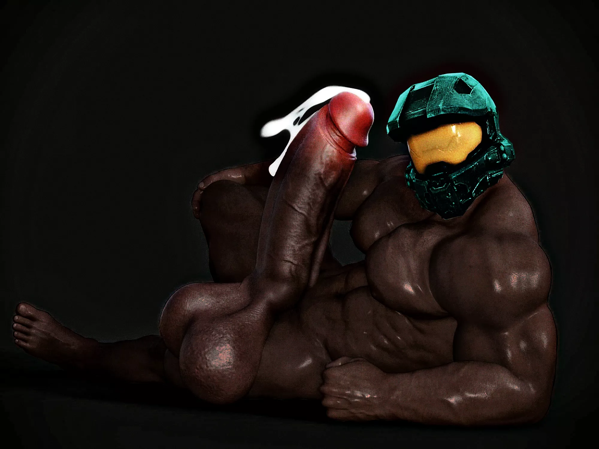 The Spartans' favorite part is when they get rid of their heavy armor to let their muscular bodies relax. posted by Lewdspartan69