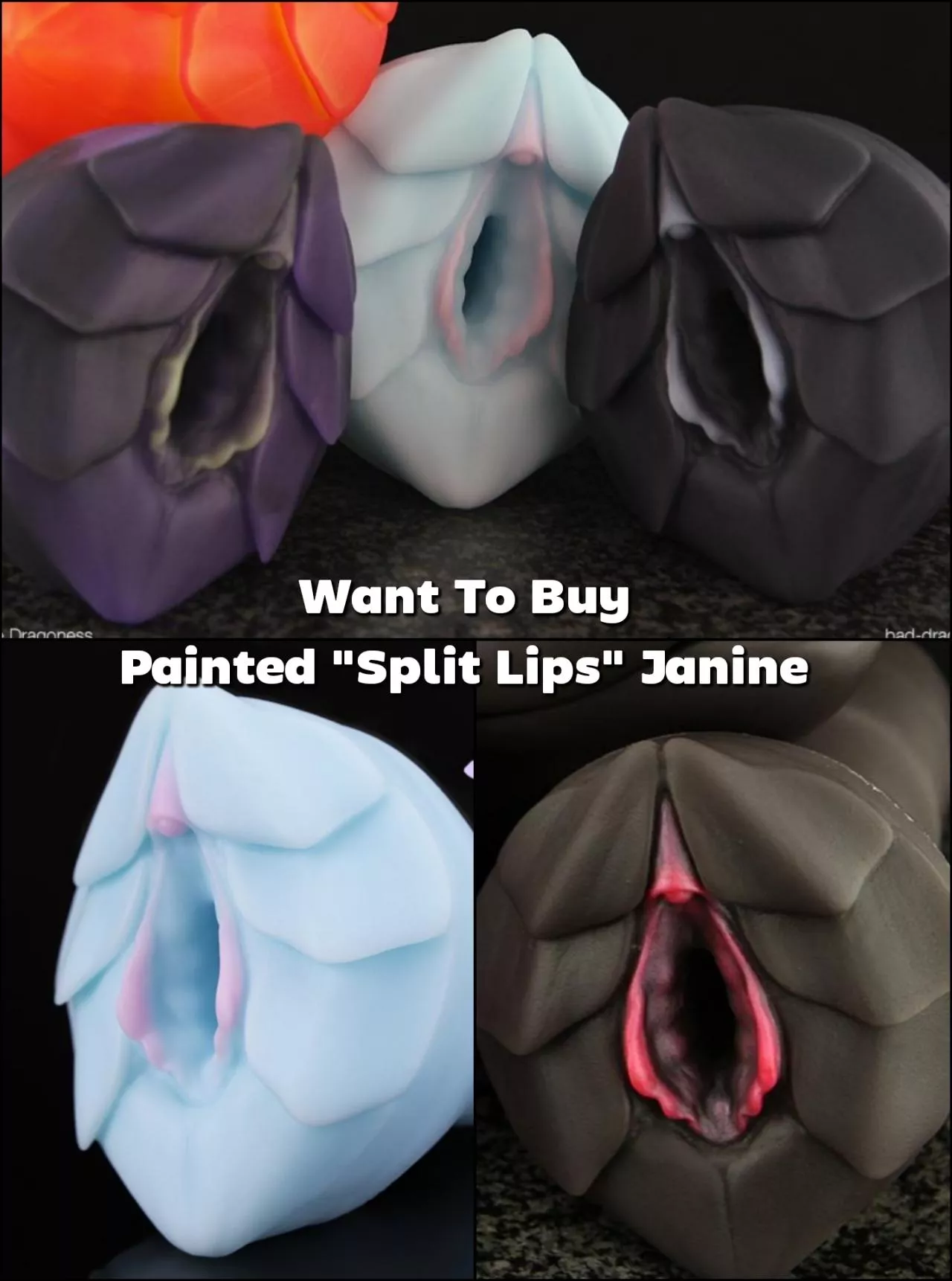 WTB Janine penetrable with painted lips / 