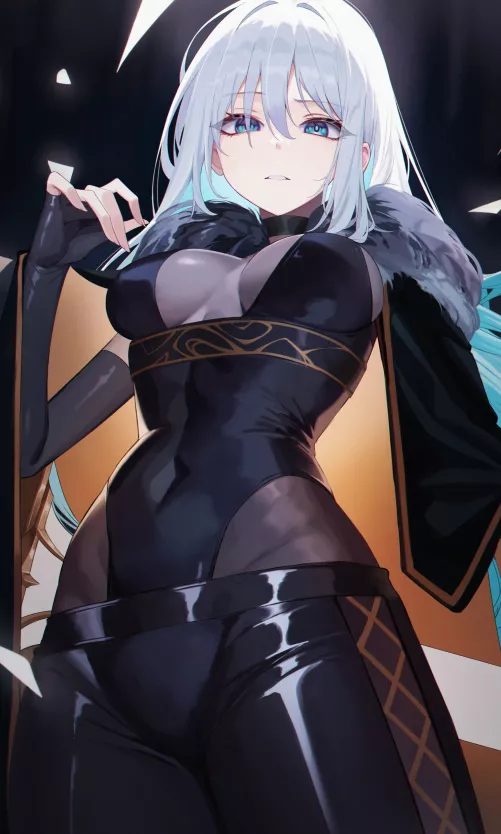 Black Leorard & Body Stocking by CheetahSperm18