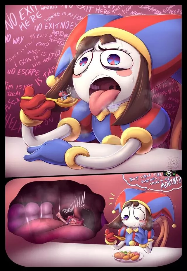 {comic} Pomni created by @AKcar posted by ItsTheUltimateBob