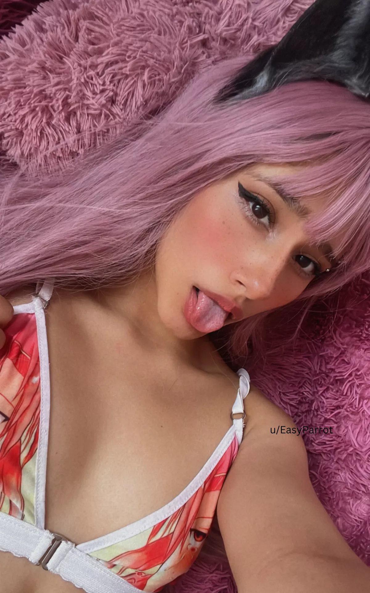 Do older guys really like asians with pink hair? posted by EasyParrot