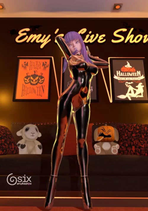 Halloween is coming🎃😈👻 https://chaturbate.com/emyliveshow by EmyLiveShow