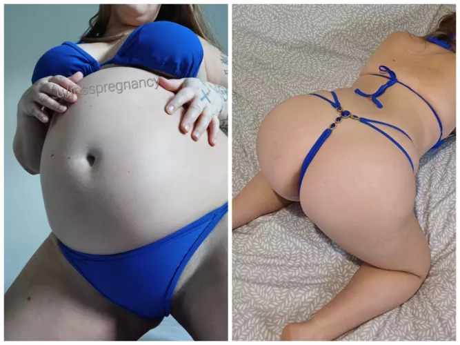 I love my pregnancy curves 😍 Would you fuck me from the front or from behind? by jesspregnancy