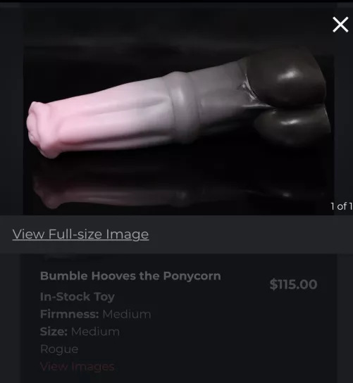 Stumbled on this Bumble [Bumble Hooves, Bad dragon] by RidiculouslyShyBunny