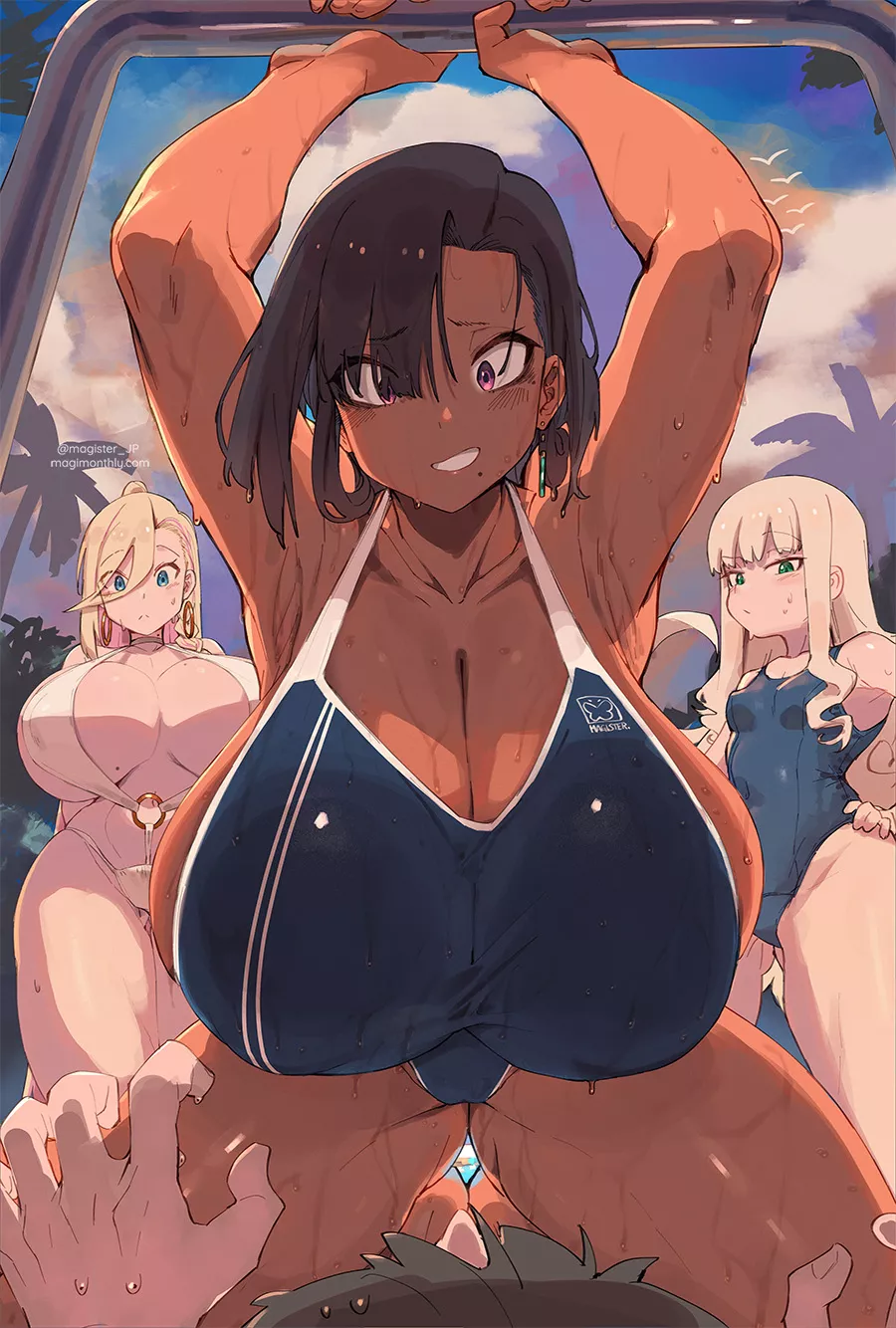 Swimsuit oppai overflow posted by UnhealthyFetish1997