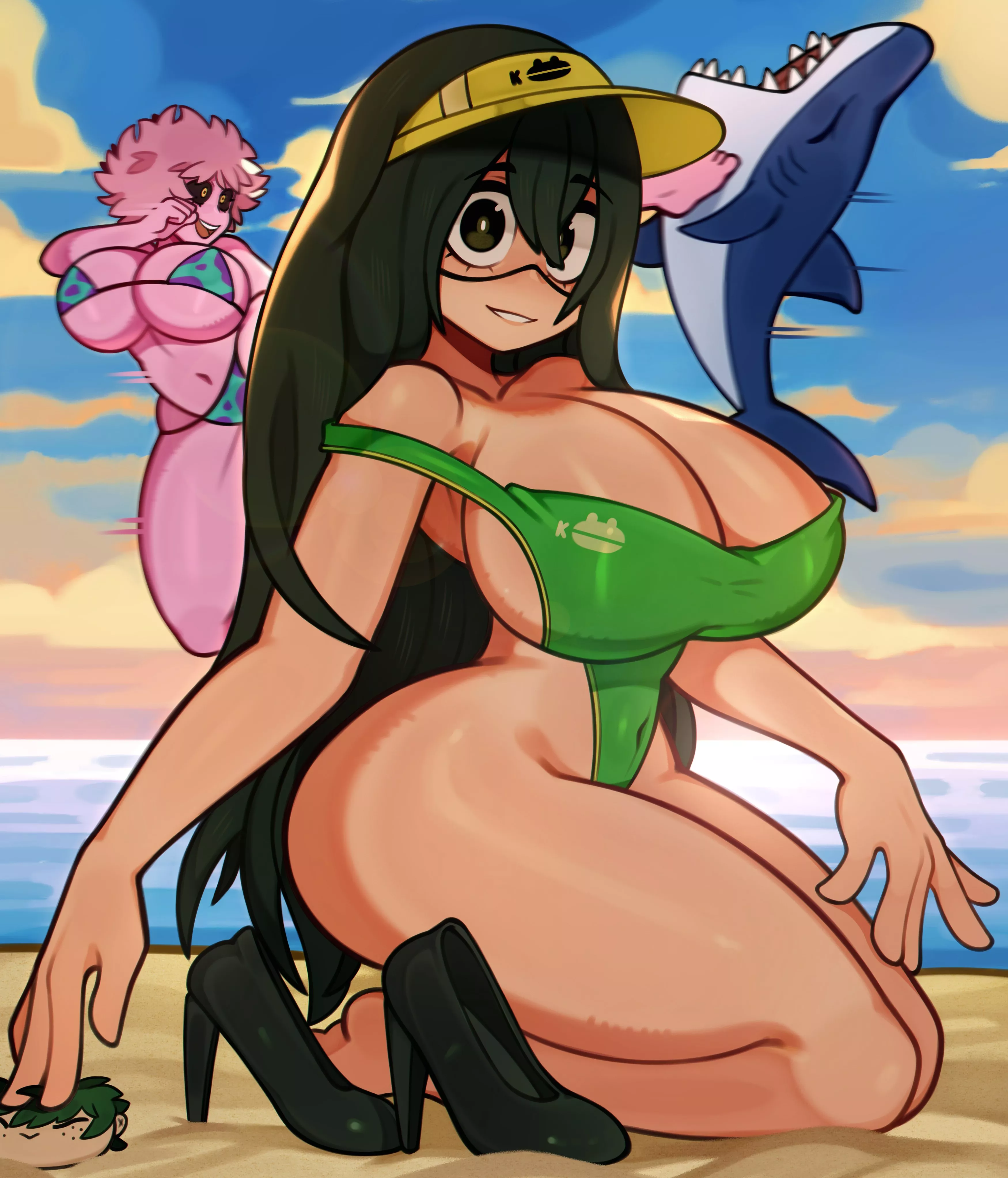 Tsuyu Asui & Mina Ashido (MelonWuff) posted by OrdinaryInstanceLand