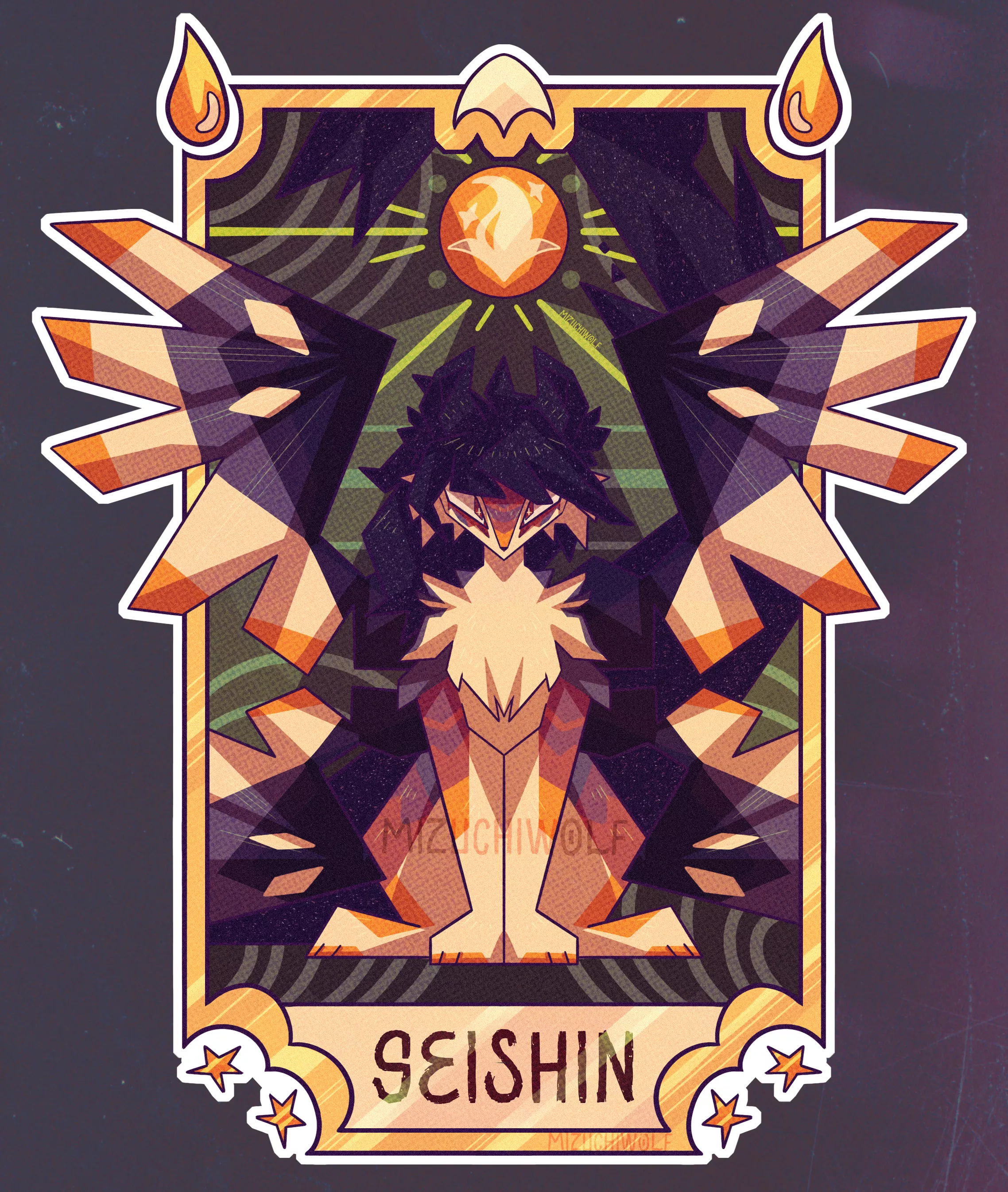 another 'Draw the character above' ^^ this was so fun to make!! character belongs to: s4chy_y (discord) posted by MizuchiWolf