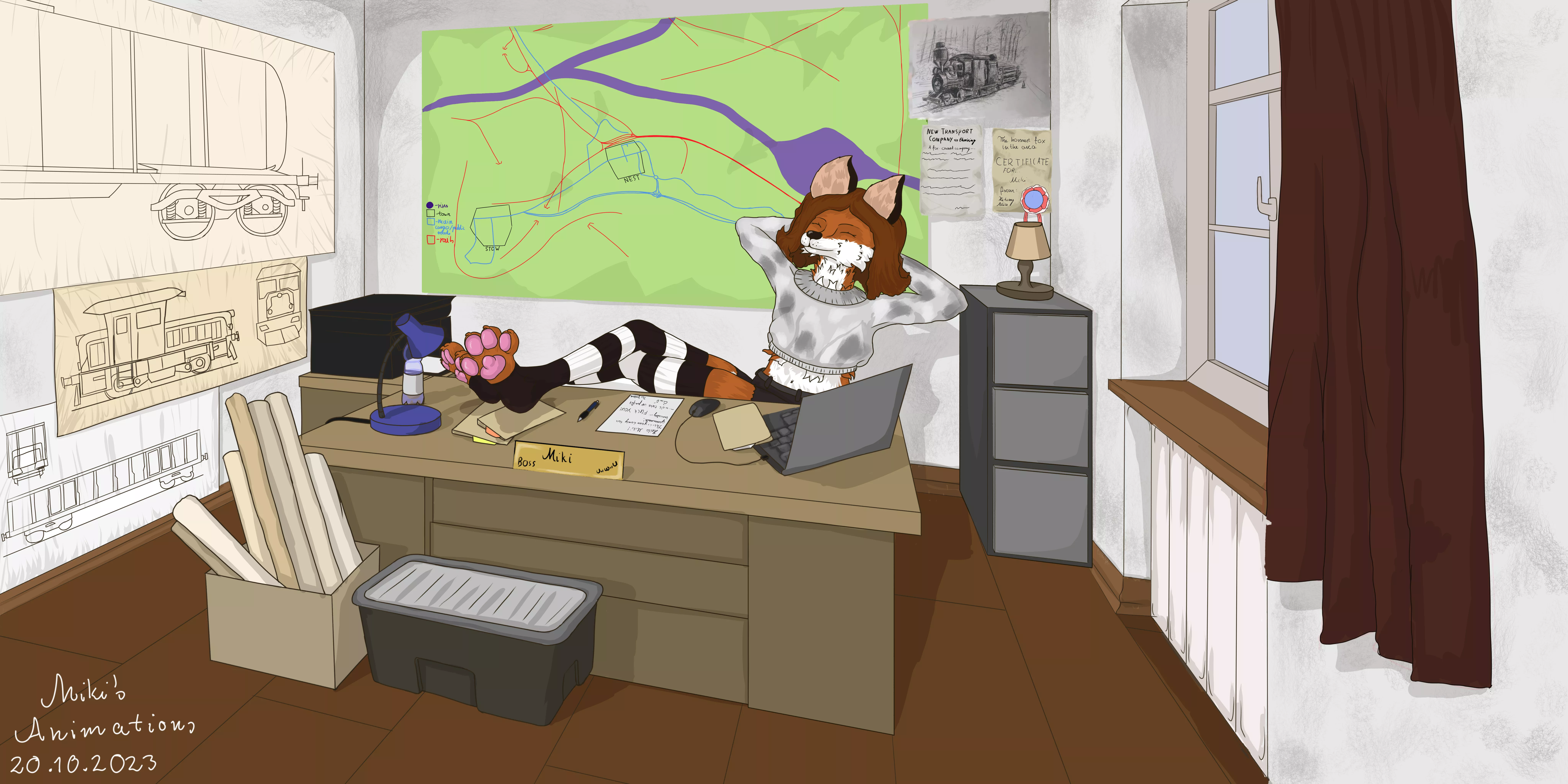 Business foxiii!!! posted by MikiSAnimations