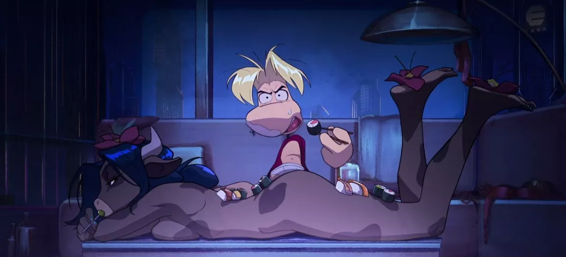 Cow Girl Sushi featuring Rayman posted by FidoMix_Felicia