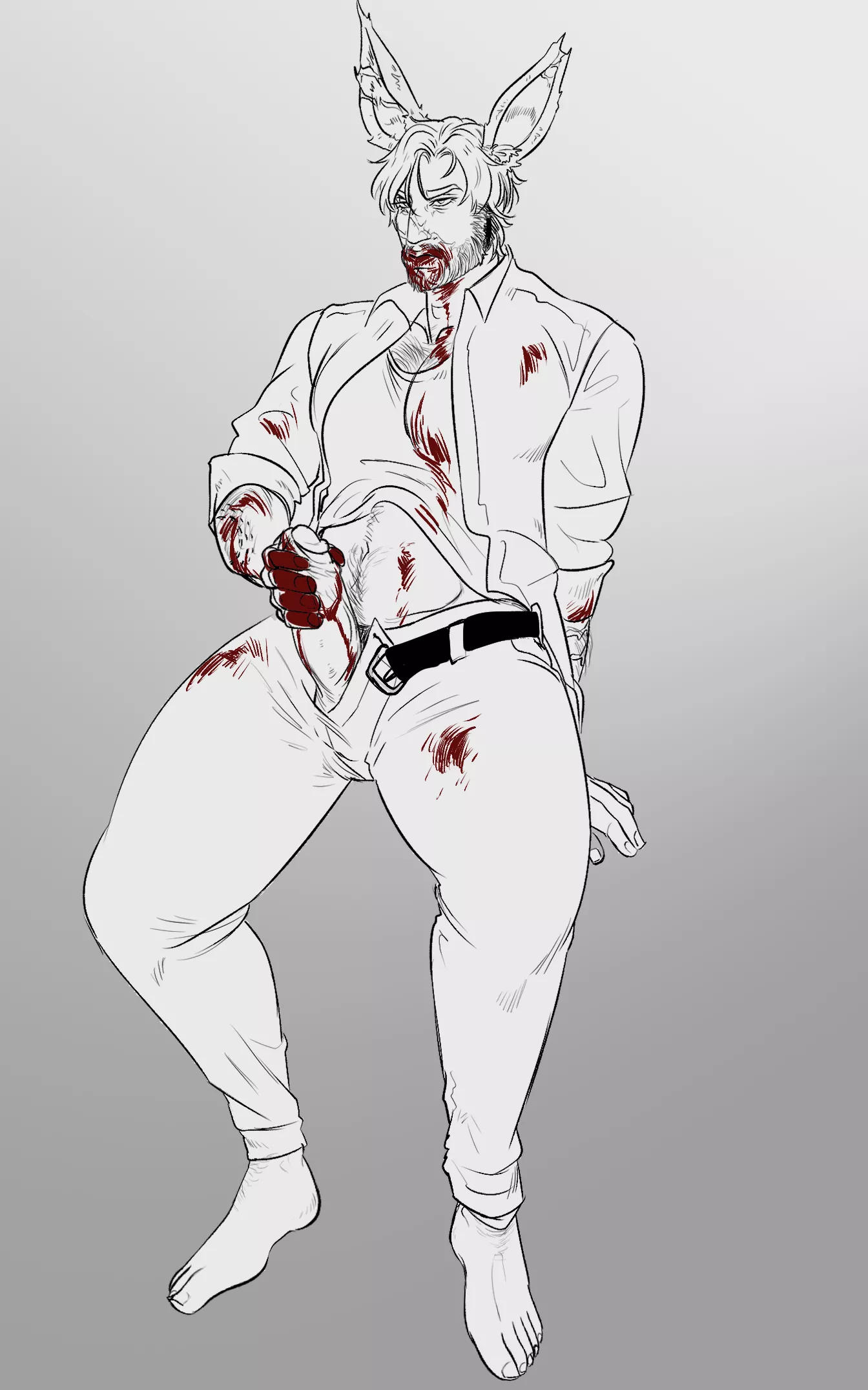 (cw: blood) Friday the 13th Commission for fabl_art posted by MorgulKro