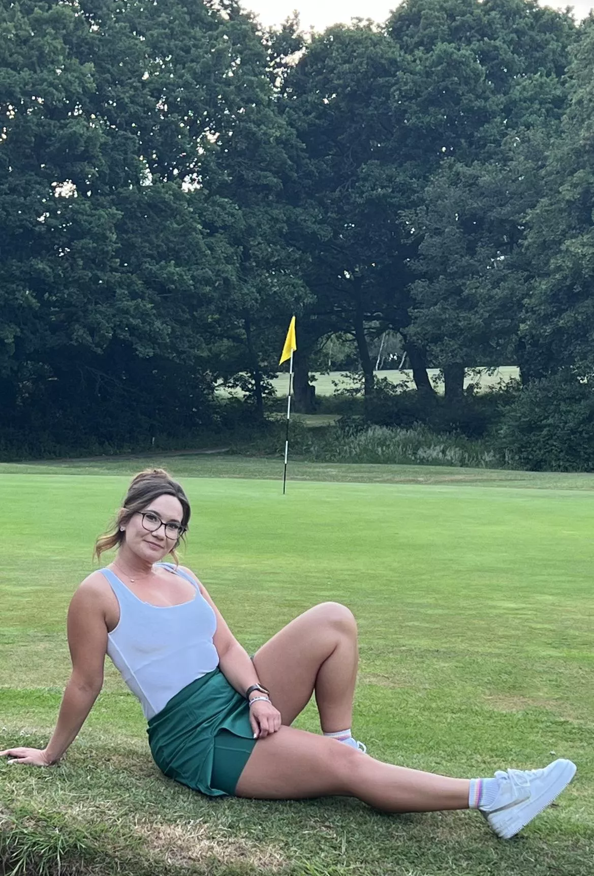 Golf and glasses posted by Daisy_runs