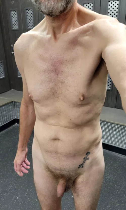 Had a great workout at the gym but the locker room is too cold! by cut_restored