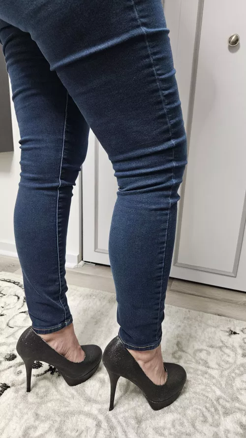 I just love jeans and heels.... by Foot_Milf