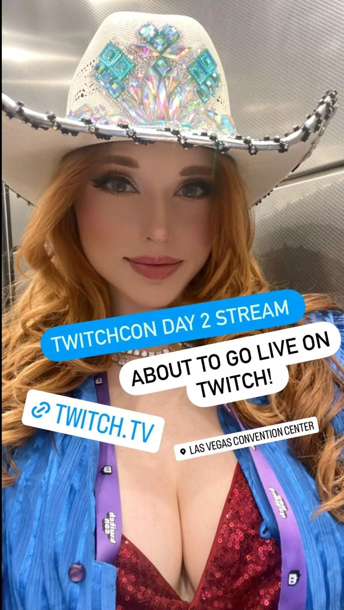 LIVE AT TWITCHCON DAY 2, ON TWITCH.TV/AMOURANTH posted by InfiltratorOmega