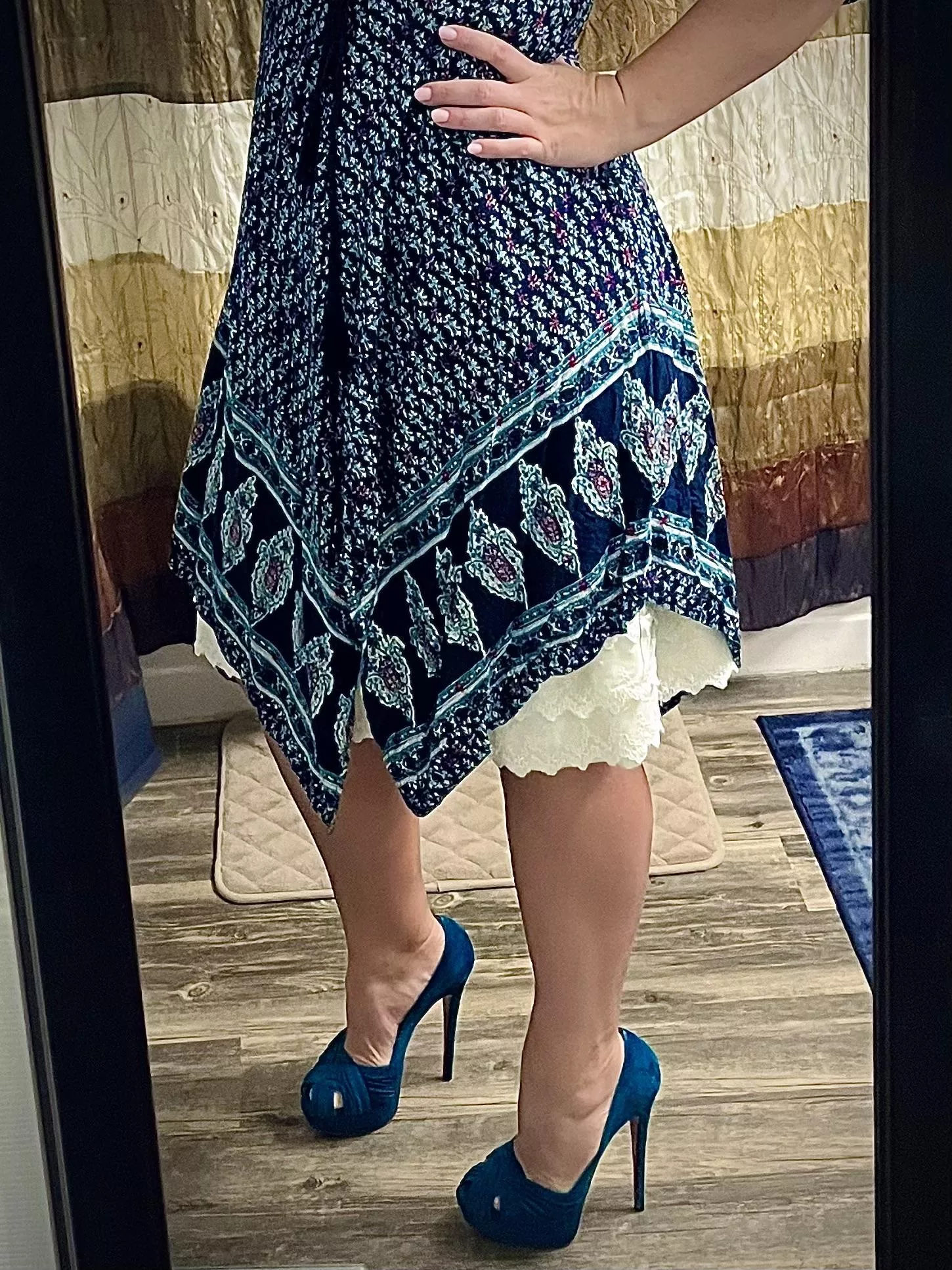 Louboutins are always the perfect Bday gift 🩵 👠 ✨ posted by AZ_Heel7Wife