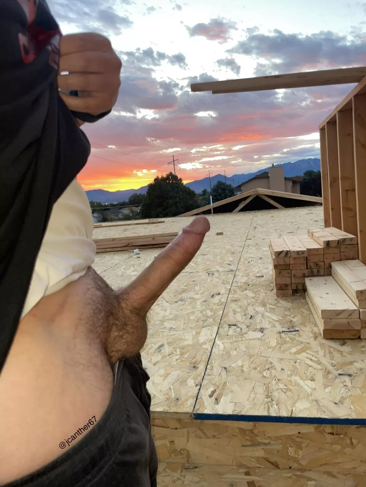 Neighbors house is coming along nicely. 💦 posted by okcap3716